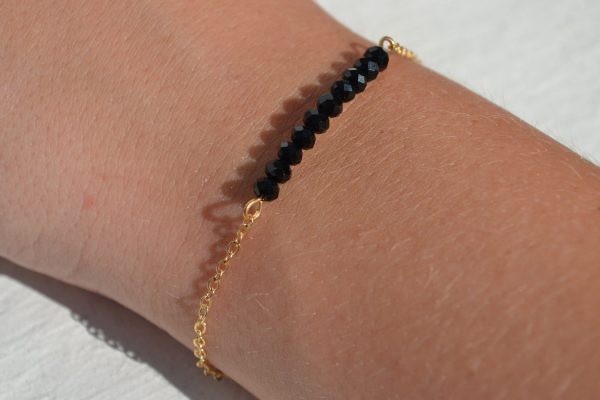 Gouden armband Zwart