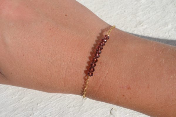 Gouden armband Bruin