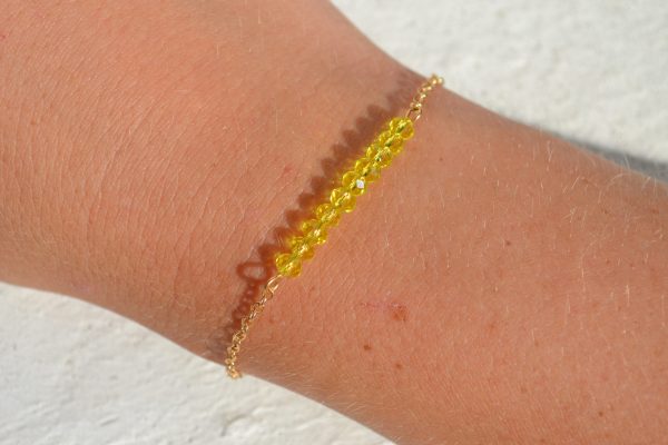 Gouden armband Geel